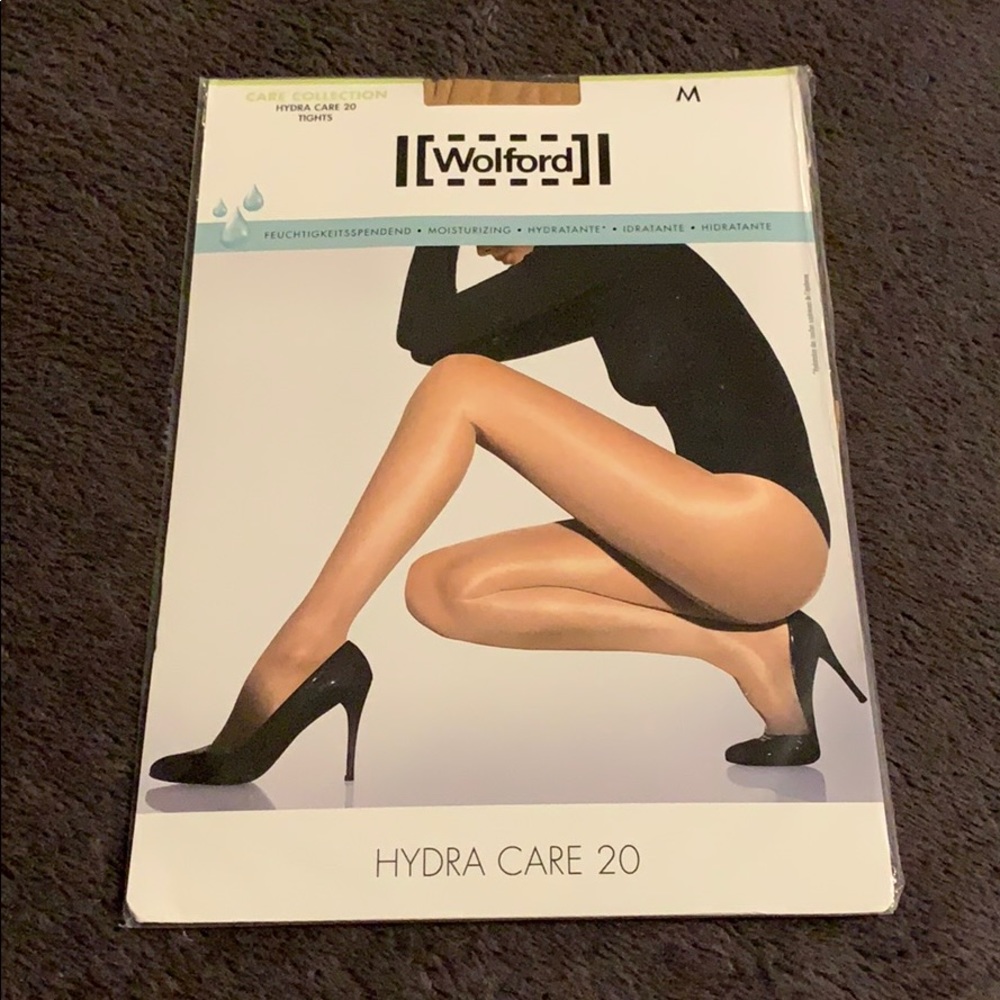 New Wolford Hydra Care 20 Tights - Gobi Size M